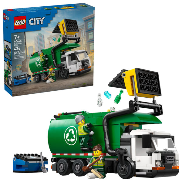 60495 lego city recycling truck