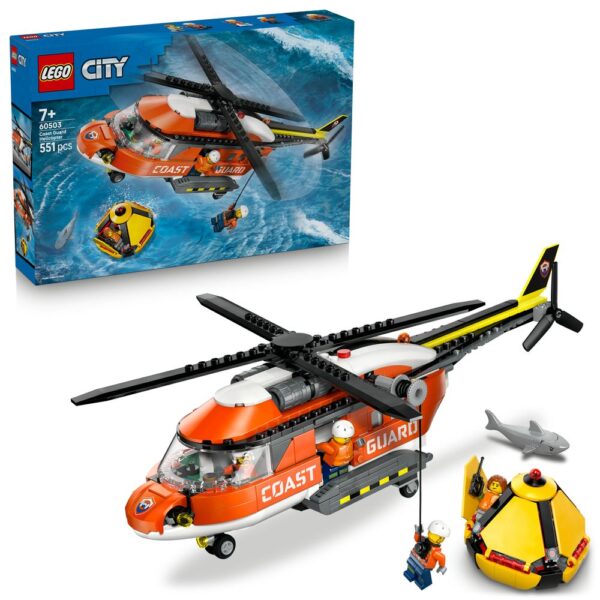 60503 lego city coast guard helicopter