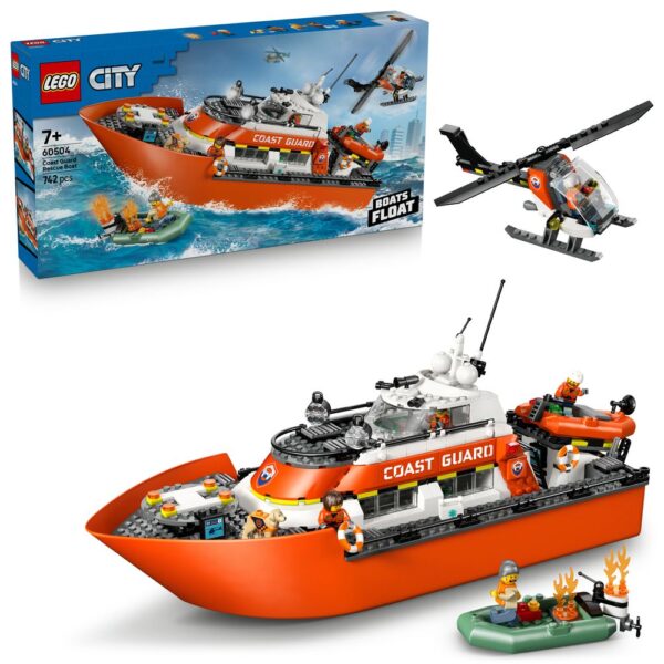 60504 lego city coast guard rescue boat