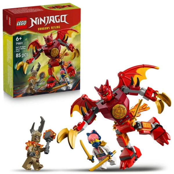 71851 lego ninjago kai dragon mech battle pack