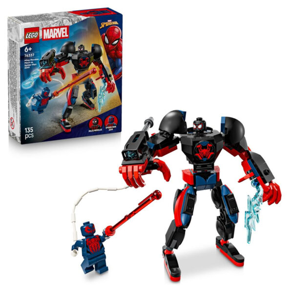 76337 lego marvel miles morales mech vs spiderman 2099 1