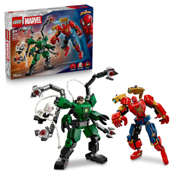 76338 lego marvel mech battle spiderman vs doc ock 1