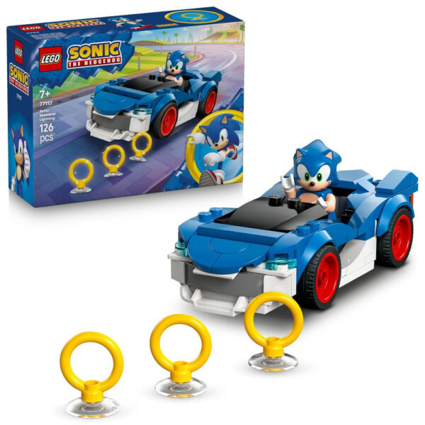 77117 lego sonic hedgehog sonic speedster lightning