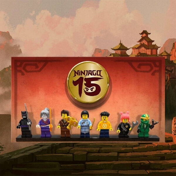 15ème anniversaire de la gamme LEGO NINJAGO : 7 minifigs pour fêter l'évènement